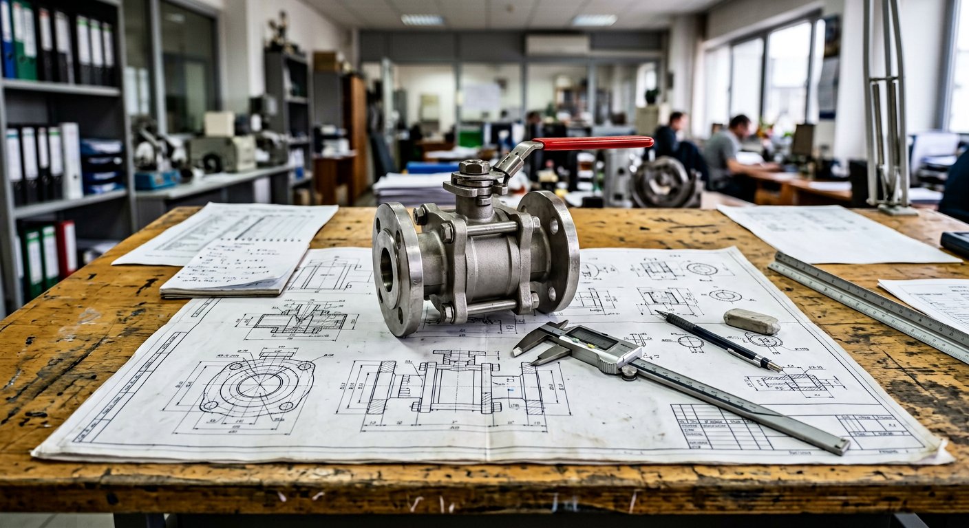 Engineer reviewing project specifications with a client